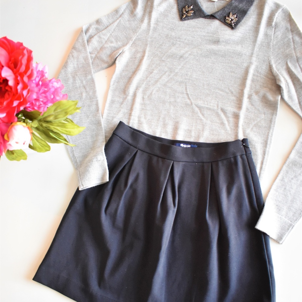 Madewell Pleated Mini Skirt
